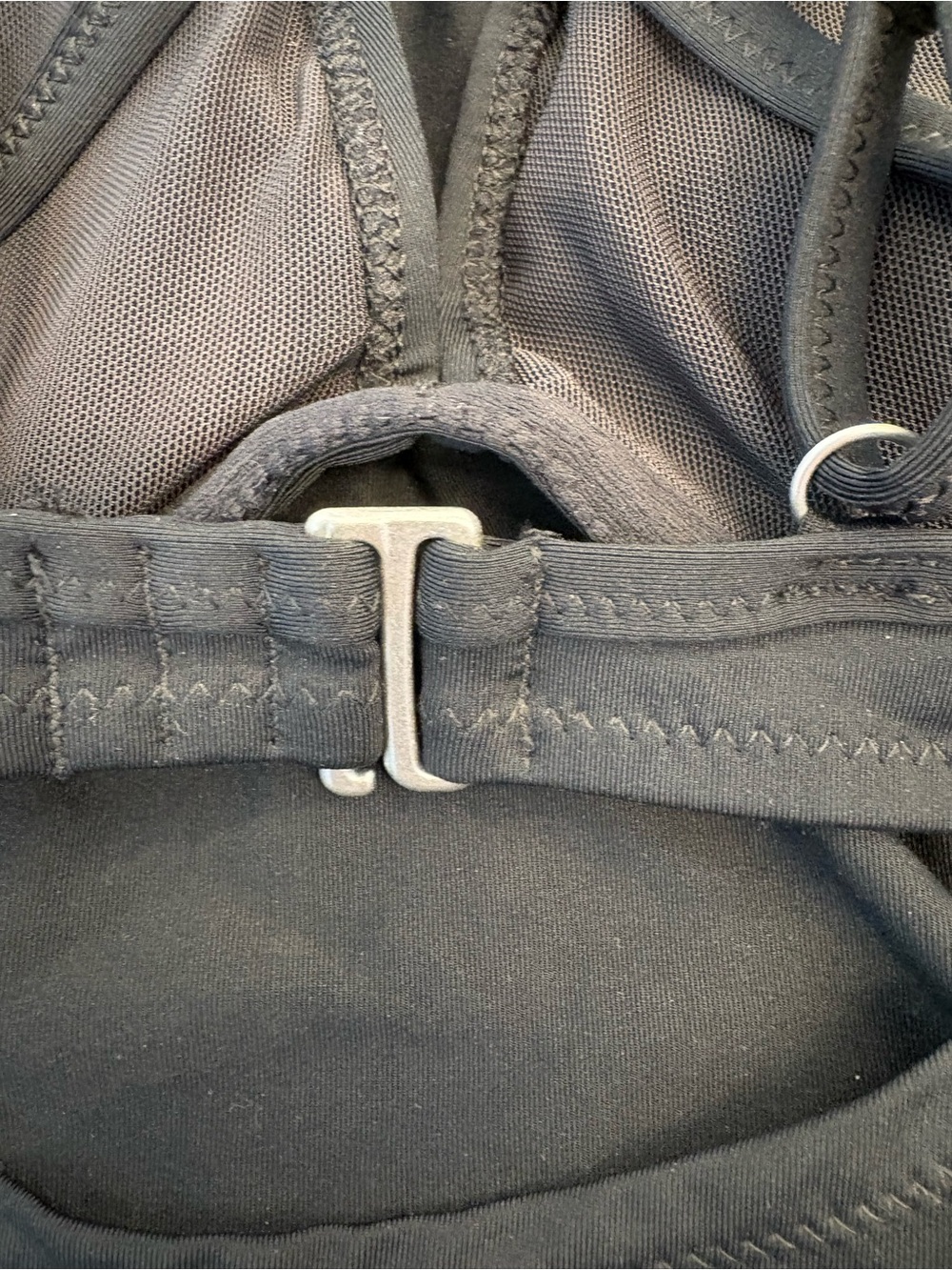 Athleta Black Strappy Tankini Swim Top - Picture 6 of 8